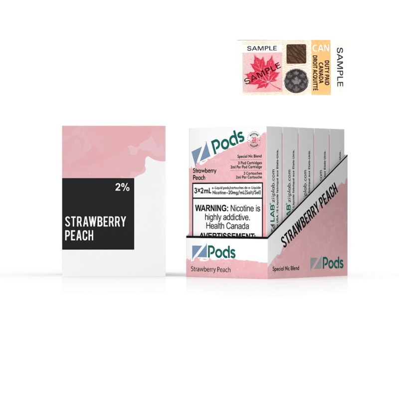 Z Pods – Strawberry Peach 20mg