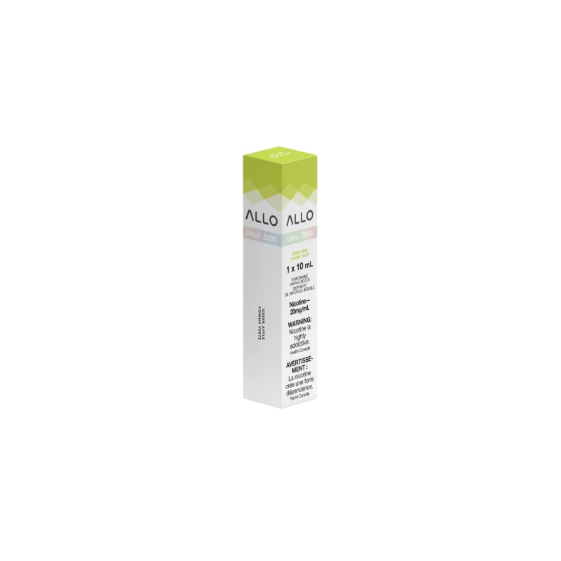 Allo Ultra 2500 – Green Apple|20mg