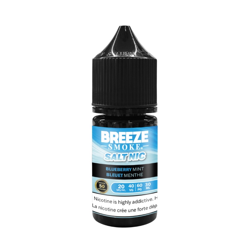 Breeze S50 – Blueberry Mint 30 ml Salt