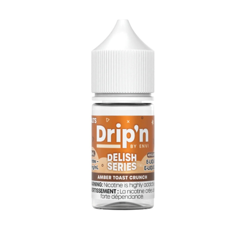 Drip’n by Envi – Delish Series – Amber Toast Crunch 30 ml Salt