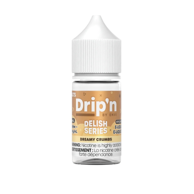 Drip’n by Envi – Delish Series – Dreamy Crumbs 30 ml Salt