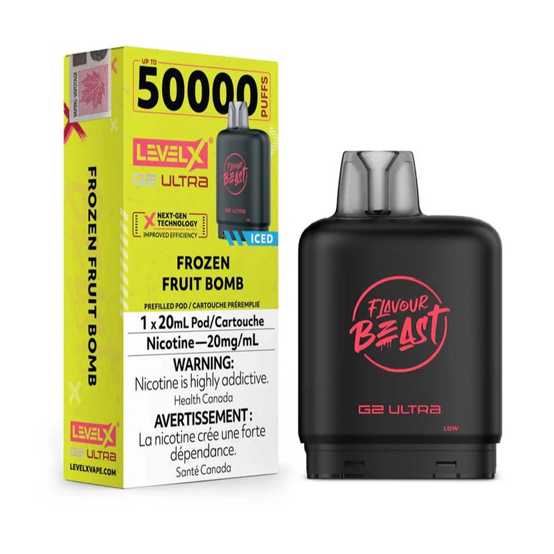 Flavour Beast Level X G2 Ultra 50k – Frozen Fruit Bomb Iced