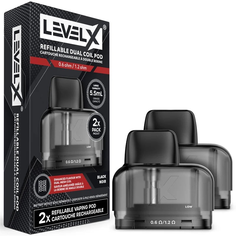 Level X – Refillable Dual Coil Pods