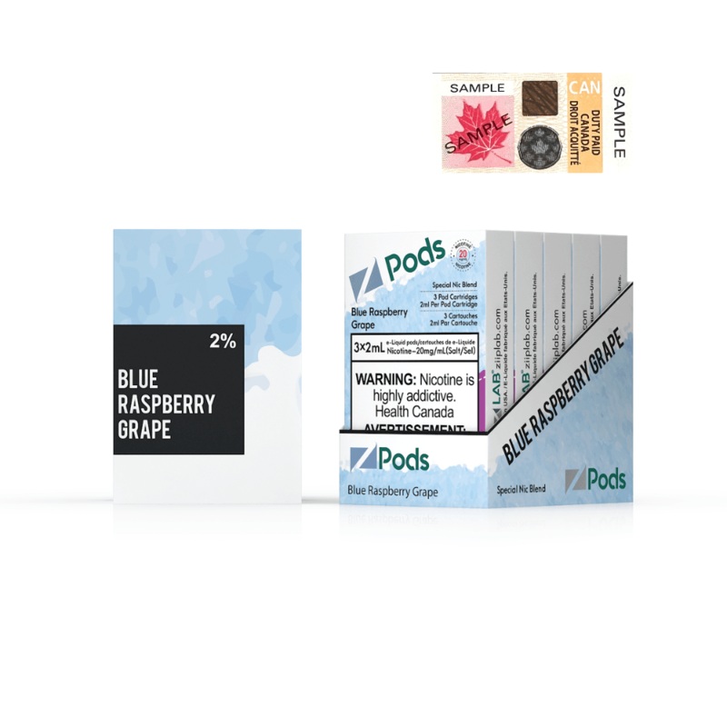 Z Pods – Blue Raspberry Grape