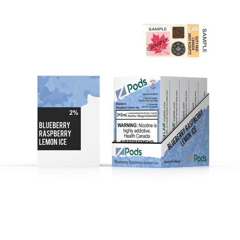 Z Pods – Blueberry Raspberry Lemon Ice
