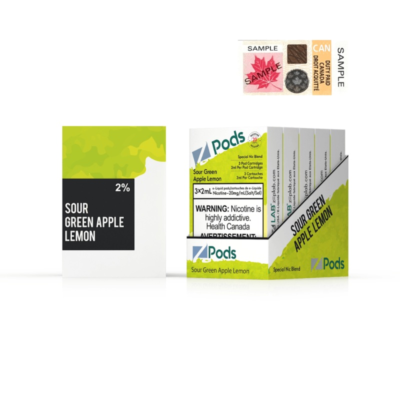 Z Pods – Sour Green Apple Lemon 20mg