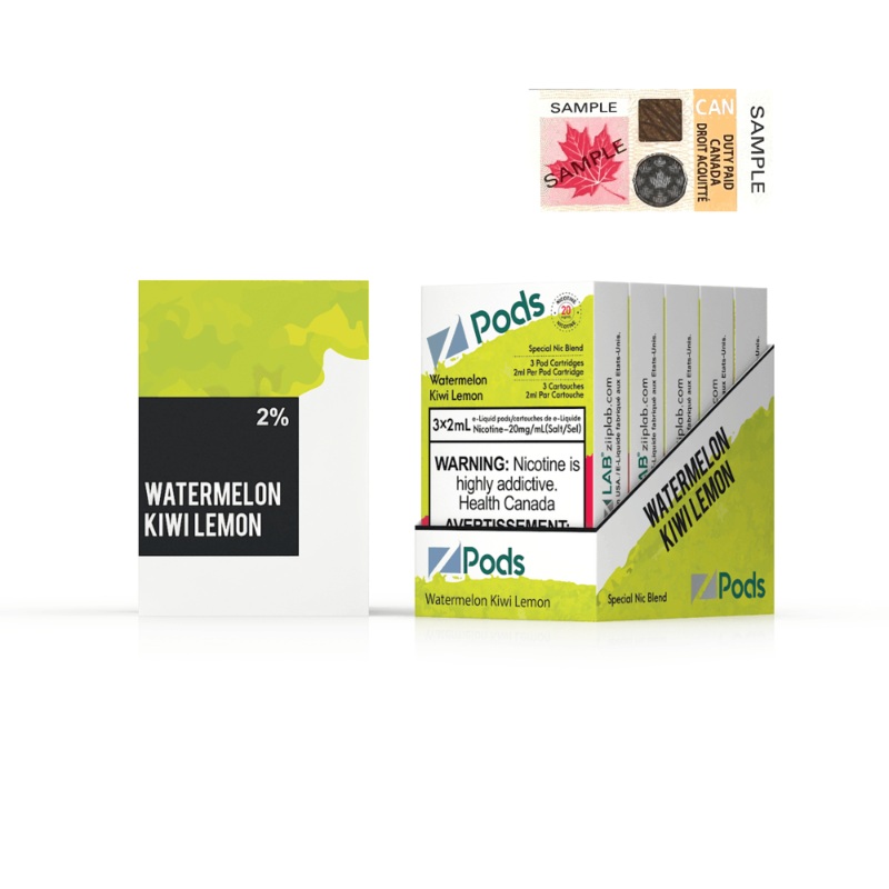 Z Pods – Watermelon Kiwi Lemon 20mg