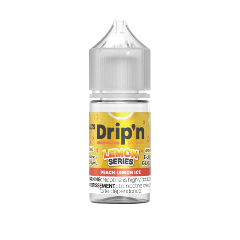 Drip’n by Envi – Lemon Series – Peach Lemon Ice 30 ml Salt