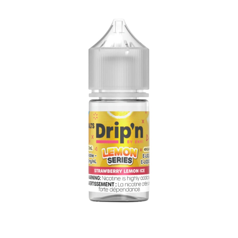 Drip’n by Envi – Lemon Series – Strawberry Lemon Ice 30 ml Salt