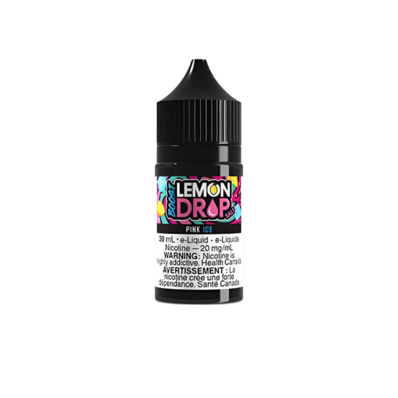 Lemon Drop Boost Ice – Pink 30 ml Salt