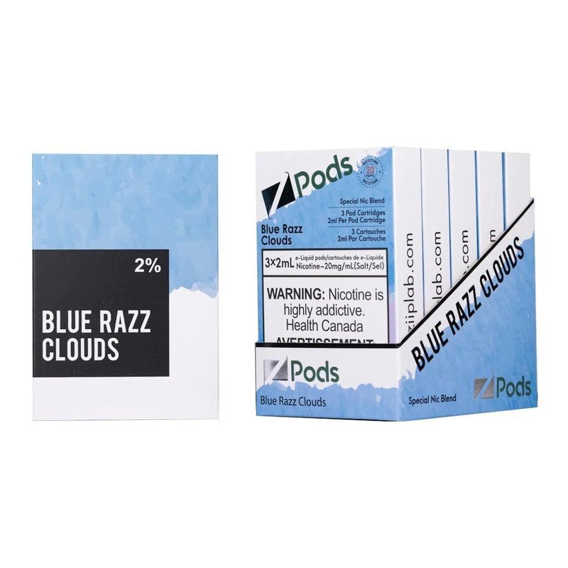Z Pods – Blue Razz Clouds 20mg