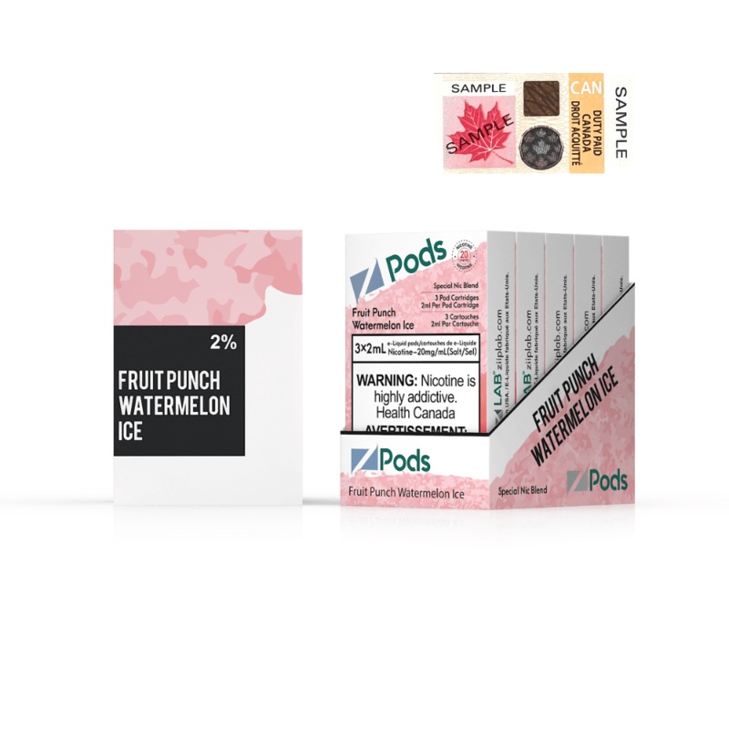 Z Pods – Fruit Punch Watermelon Ice 20mg