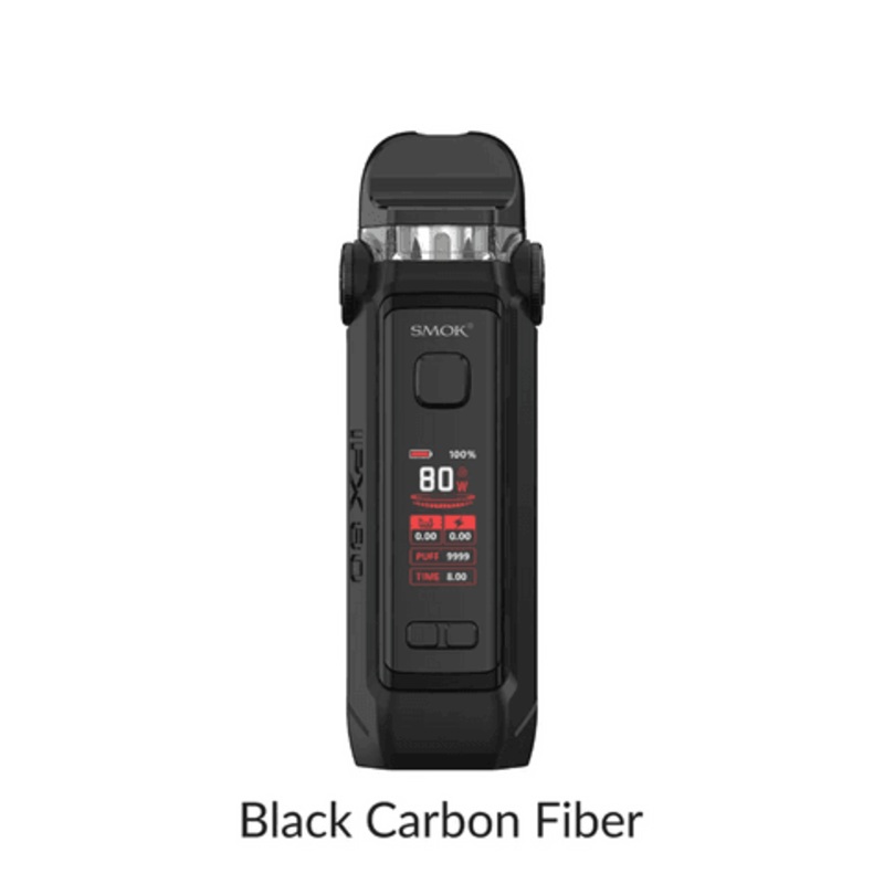 SMOK IPX80 Pod Kit|Black Carbon Fibre|Blue|Brown|Fluid 7-Color|Fluid Black Grey