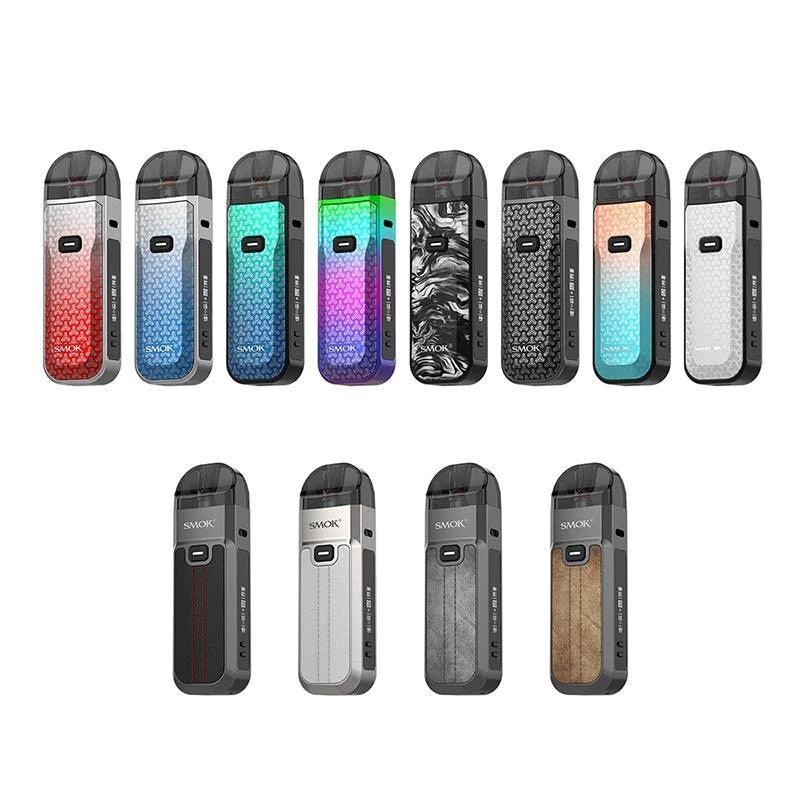 SMOK Nord5 Pod Kit|7-Colour Dart|Beige White Leather|Black Dart|Black Leather|Blue Grey Dart|Blue Pink Dart|Brown Leather|Fluid Grey Black|Green Blue Dart|Grey Leather|Red Grey Dart|White Dart