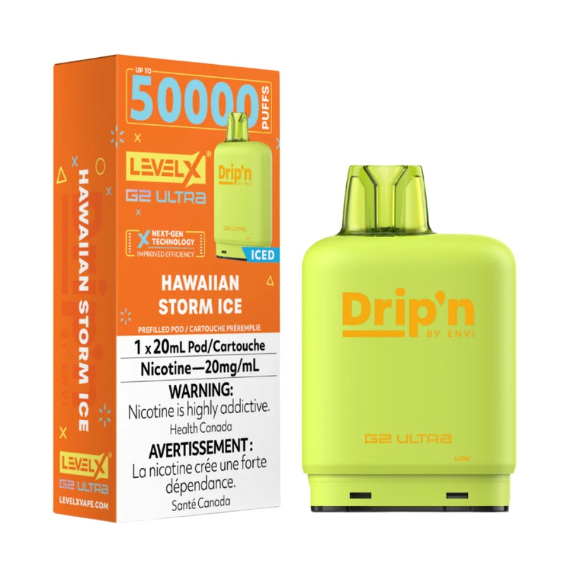 Drip’n Level X G2 Ultra 50k – Hawaiian Storm Ice