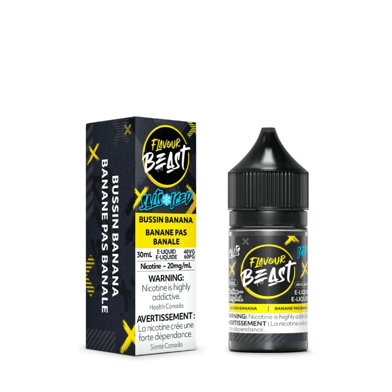 Flavour Beast Salts – Bussin’ Banana Iced
