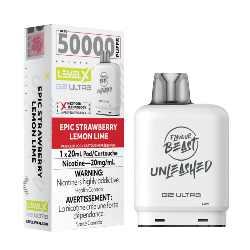 Flavour Beast Unleashed Level X G2 Ultra 50k – Epic Red Apple