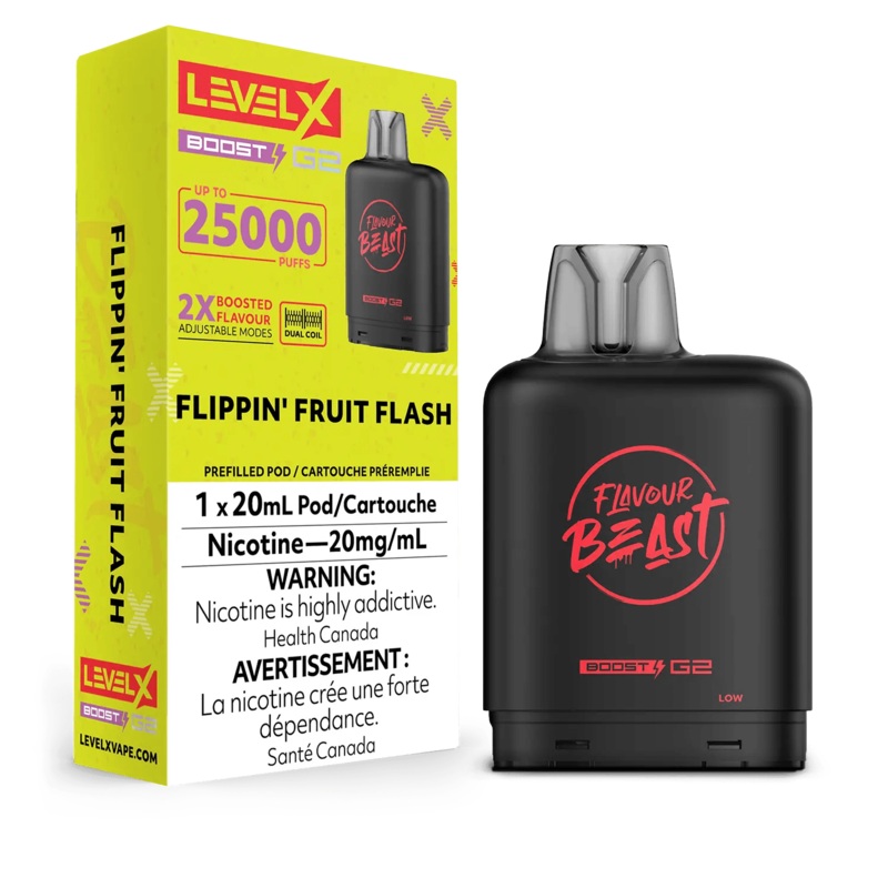Level X Boost G2 25K Flavour Beast – Flippin’ Fruit Flash