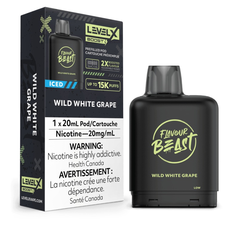Level X Boost G2 25K Flavour Beast – Wild White Grape Iced