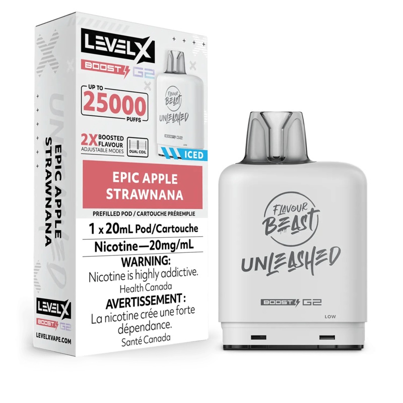 Level X Boost G2 25K Unleashed – Epic Apple Strawnana