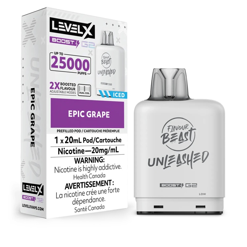 Level X Boost G2 25K Unleashed – Epic Grape
