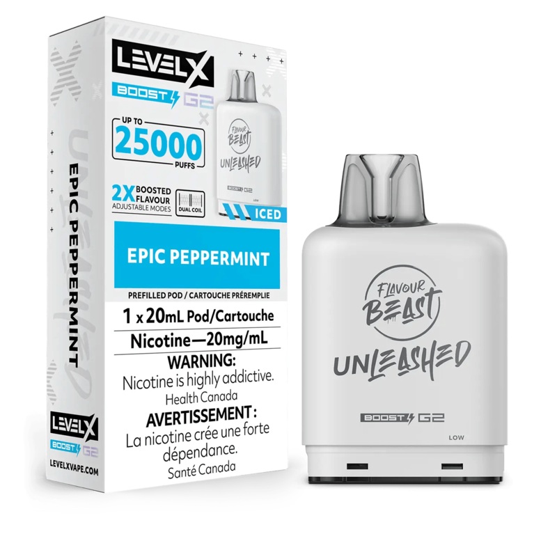 Level X Boost G2 25K Unleashed – Epic Peppermint