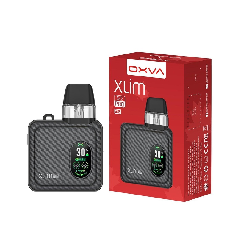 OXVA XLIM SQ Pro Vape Pod Kit|Black Carbon|Bronze Wood|Gentle Blue|Gold Carbon|Gunmetal Wood|Mauve White|Spring White|Pastel Pink