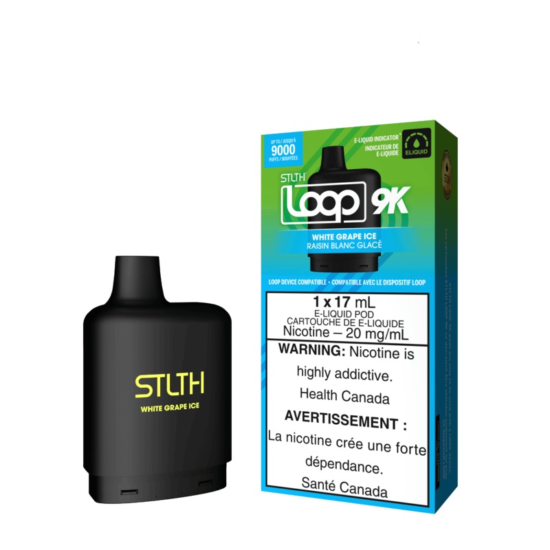 STLTH Loop 9K – White Grape Ice