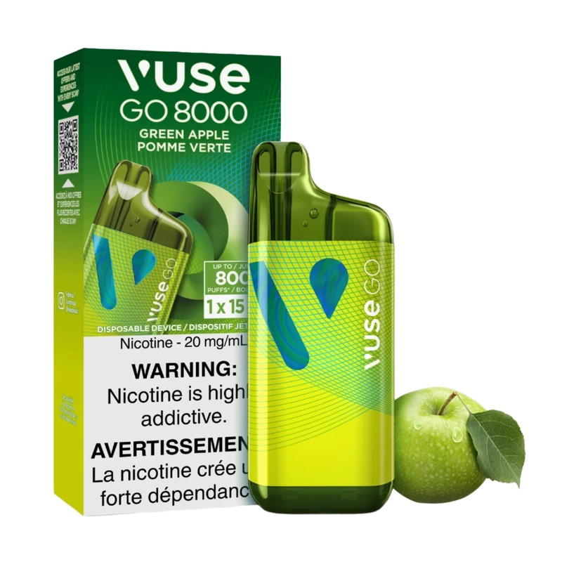 Vuse Go 8000 – Green Apple|20MG