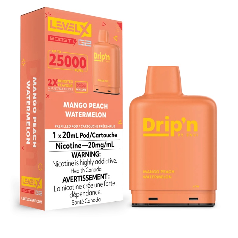 Drip’n Level X Boost G2 25K – Mango Peach Watermelon