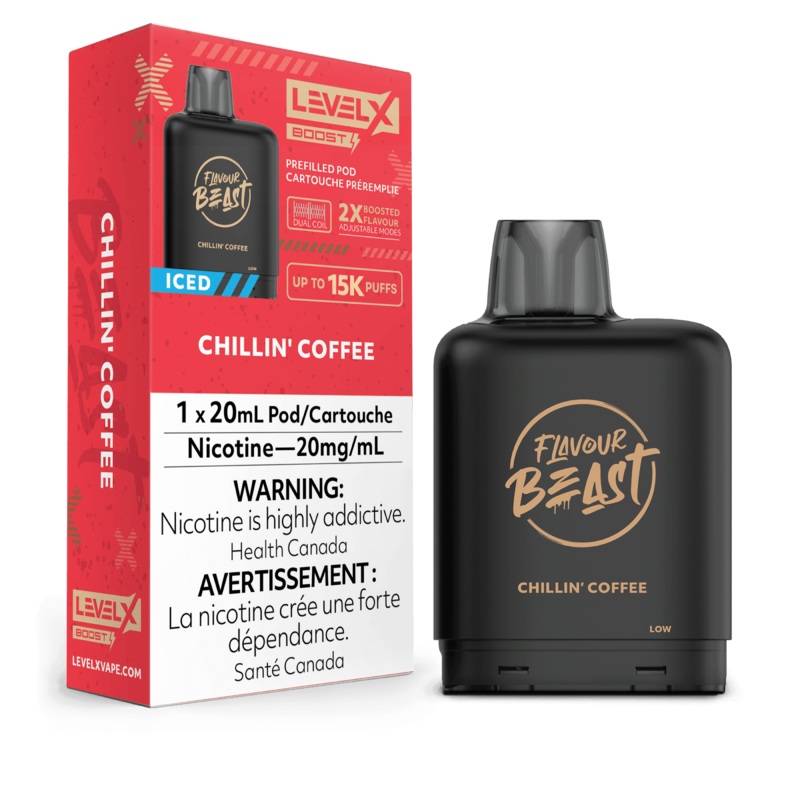 Level X Boost G2 25K Flavour Beast – Chillin’ Coffee Iced