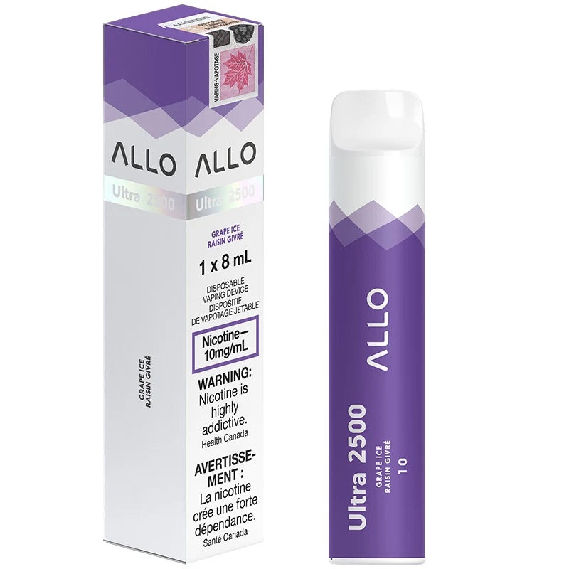 Allo Ultra 2500 Disposable – Grape Ice