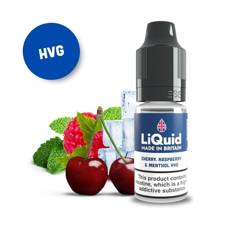 Cherry, Raspberry & Menthol HVG Vape Juice