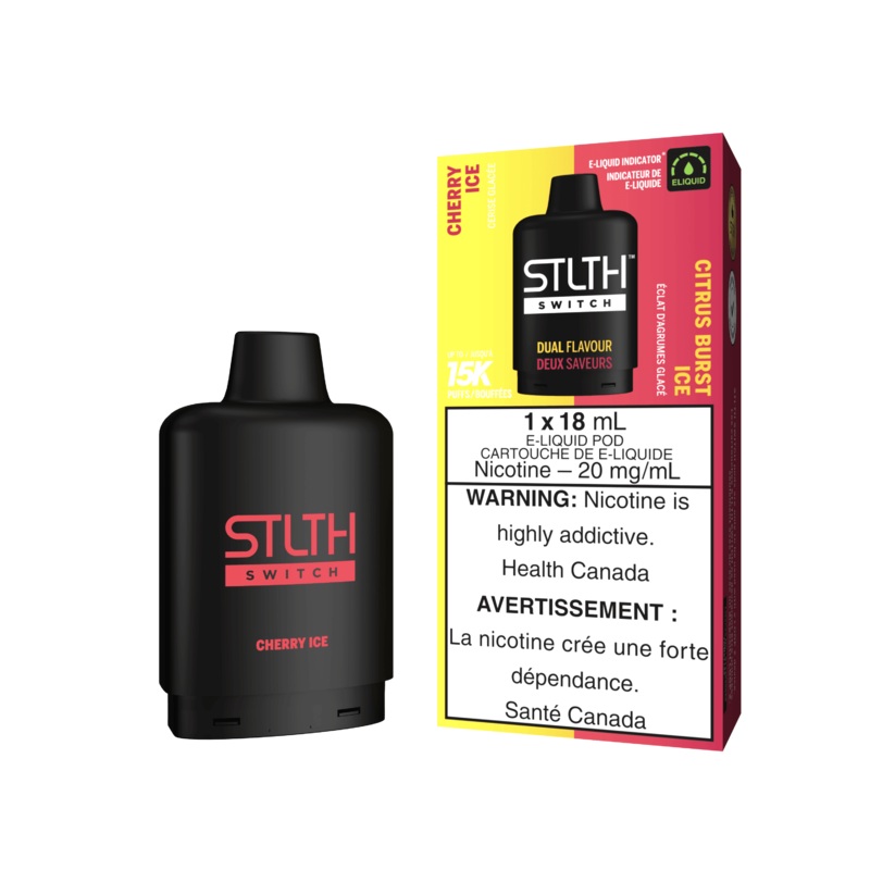 STLTH Switch – Cherry Ice & Citrus Burst Ice