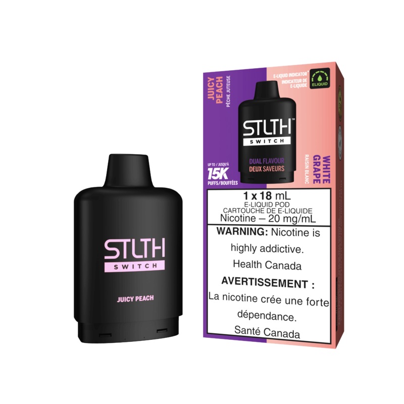 STLTH Switch – Juicy Peach & White Grape