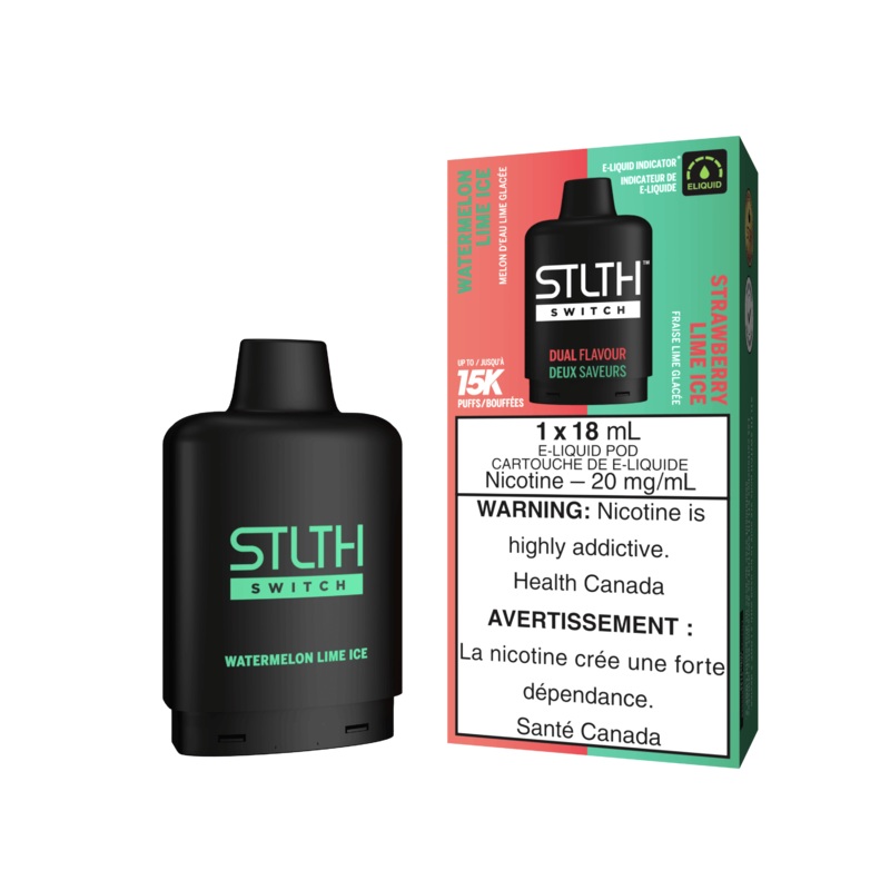 STLTH Switch – Watermelon Lime Ice & Strawberry Lime Ice