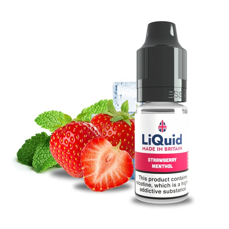 Strawberry Menthol Vape Juice|3mg|6mg|12mg|18mg