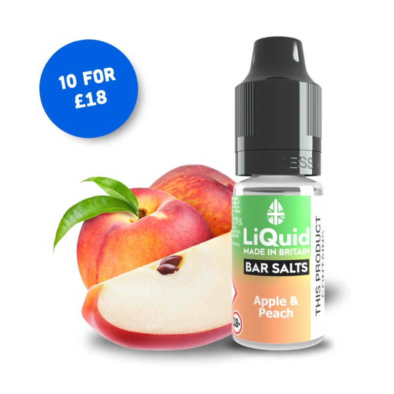 Apple & Peach – Nicotine Salt Vape Juice