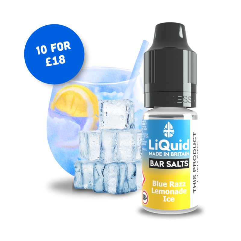 Blue Razz Lemonade Ice – Nicotine Salt Vape Juice