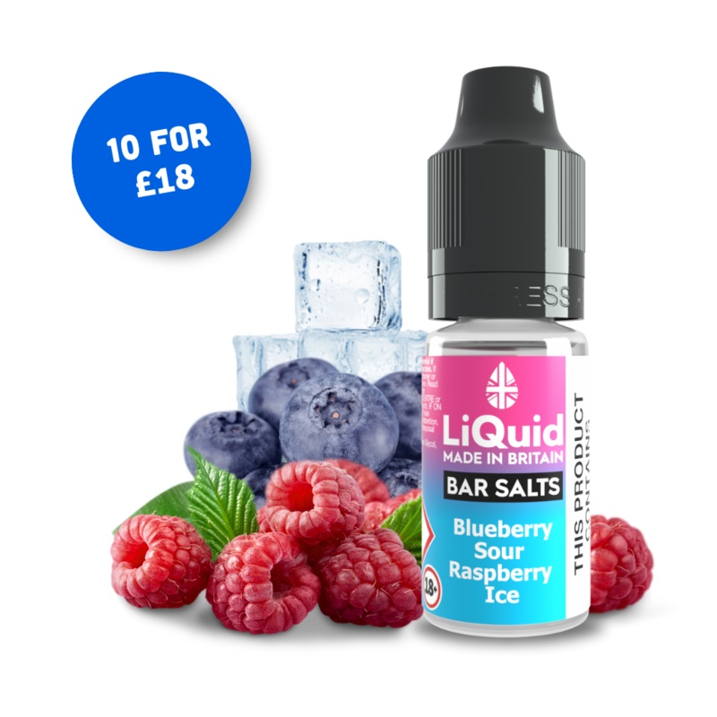 Blueberry Sour Raspberry Ice – Nicotine Salt Vape Juice