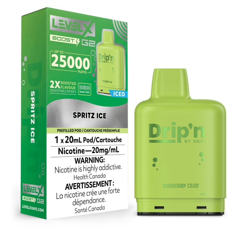 Drip’n Level X Boost G2 25K – Spritz Ice