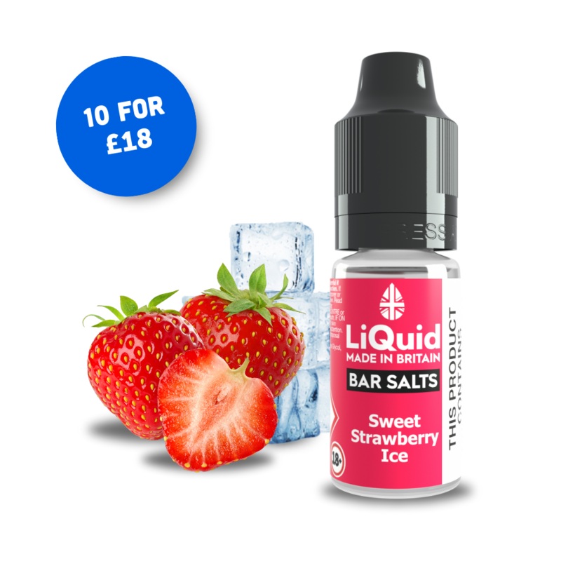 Sweet Strawberry Ice – Nicotine Salt Vape Juice