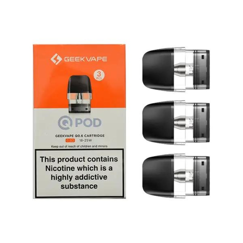 GeekVape Q Replacement Pods – Pack of 3