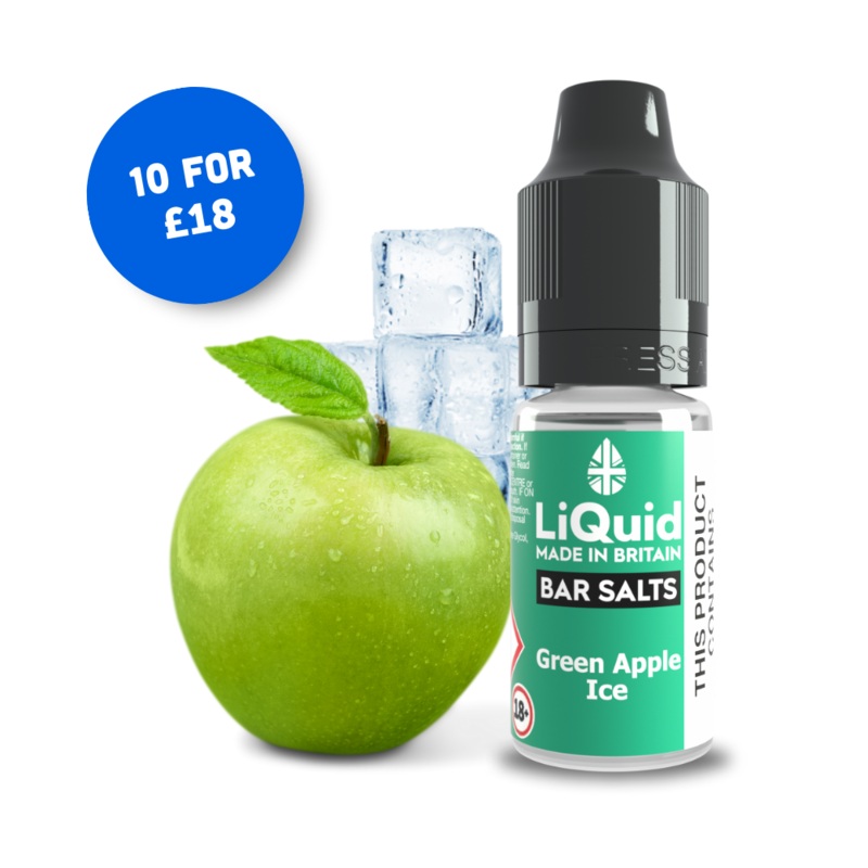 Green Apple Ice – Nicotine Salt Vape Juice