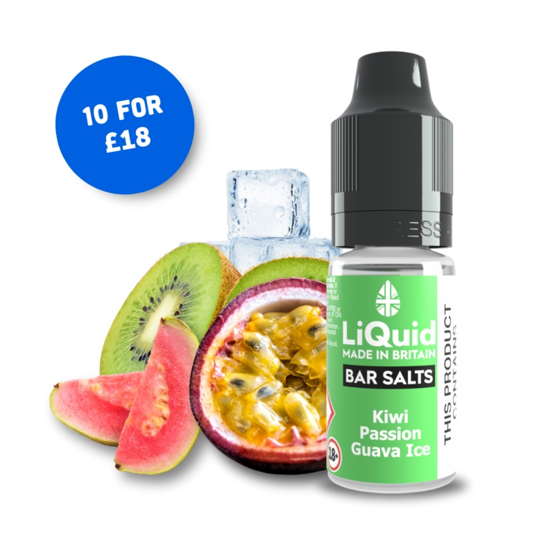 Kiwi Passion Guava Ice – Nicotine Salt Vape Juice