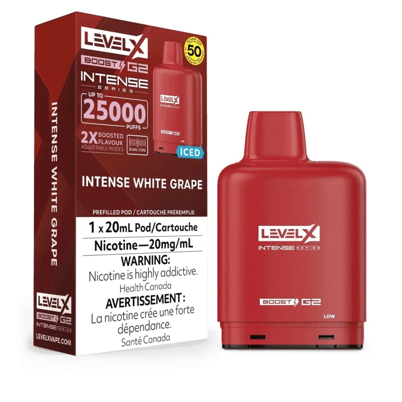 Level X Boost G2 25K Intense – White Grape