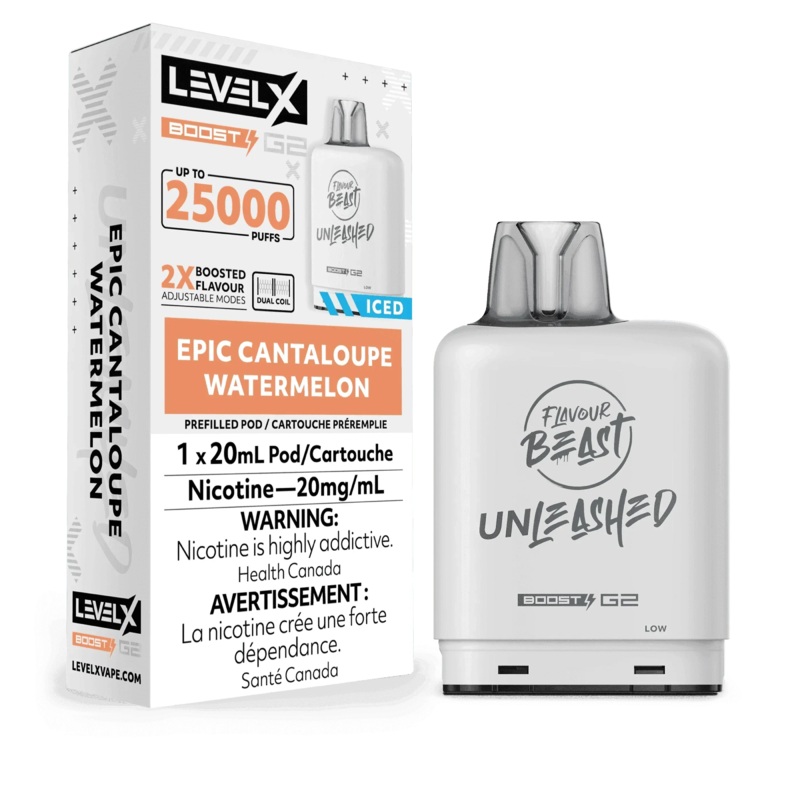 Level X Boost G2 25K Unleashed – Epic Cantaloupe Watermelon