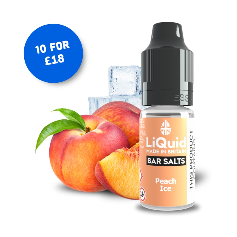 Peach Ice – Nicotine Salt Vape Juice