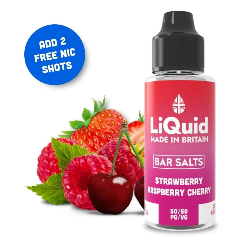 Strawberry, Raspberry & Cherry Shortfill 100ml