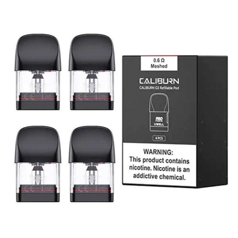Uwell Caliburn G3 Replacement Pods – Pack of 4